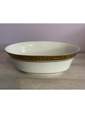 Sango China MARABOU #3761 Oval Serving Bowl - Made In Japan! MZZ8